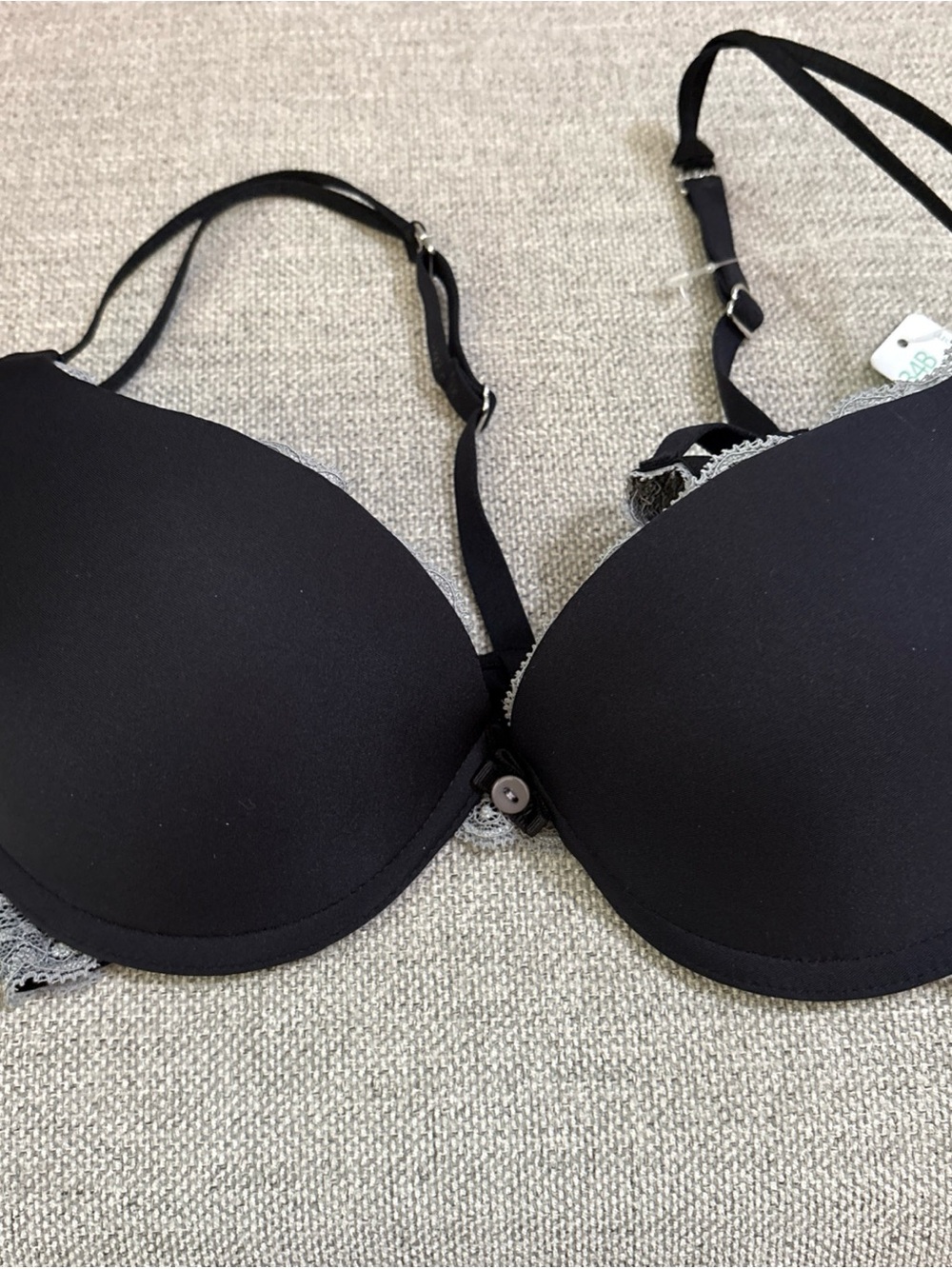 Honeydew Intimates Black Lace Trim T-Shirt Bra